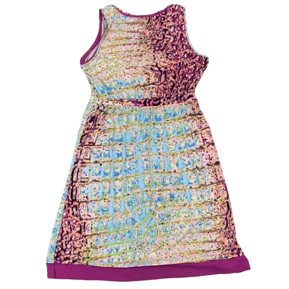 Simply Vera Vera Wang Sleeveless Midi Dress Sz M Elastic Waist Polyester - Picture 10 of 13